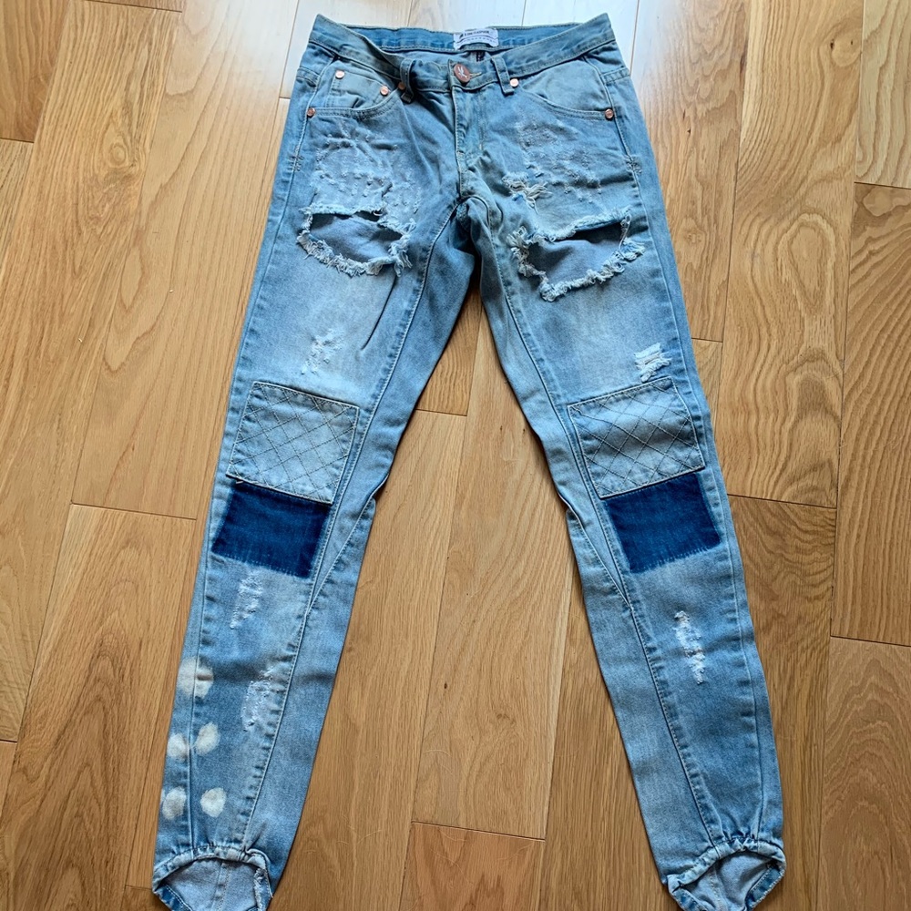 One Teaspoon Freebird III Distressed Jean